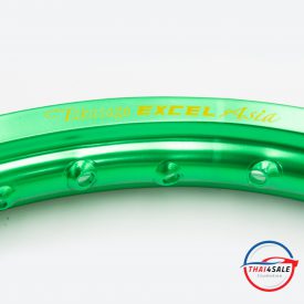ล้อมอเตอร์ไซค์ Takasago Excel สีเขียว 1 วง ขนาด 1.20X17