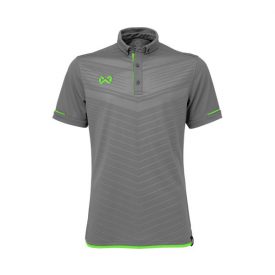 เสื้อโปโล WARRIX สีเทา-เขียว WA-3318N-EG